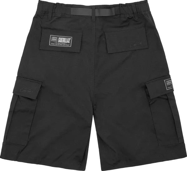 Corteiz Cargo Shorts - Triple Black