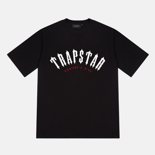 Trapstar Arched Irongate "It's A Secret" Tee - Black
