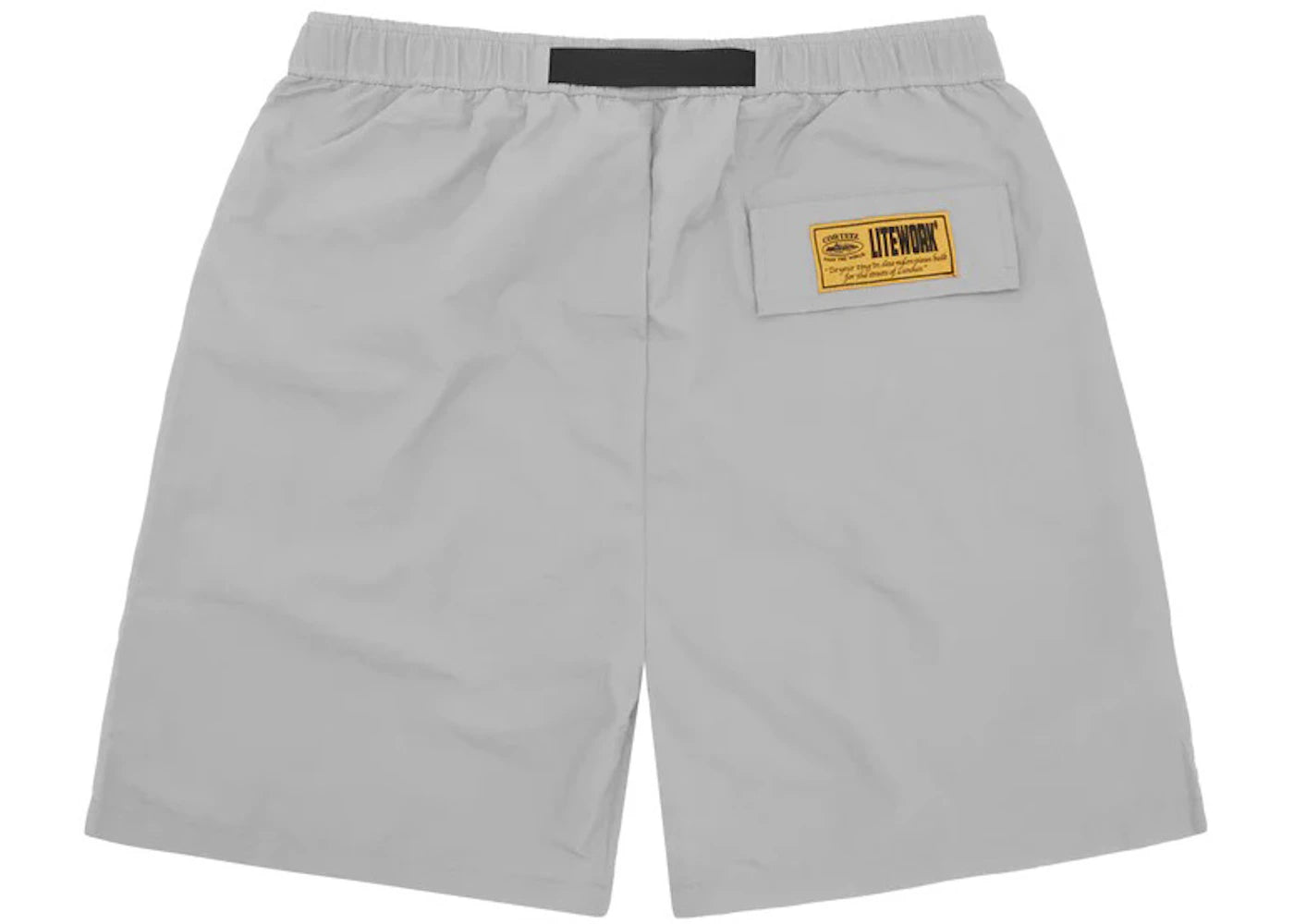 Corteiz CRTZ Nylon Shorts - Grey/Red