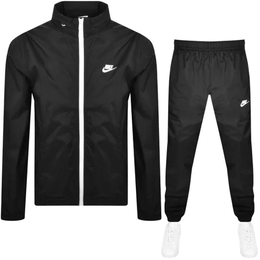 Nike Club Woven Tracksuit - Black