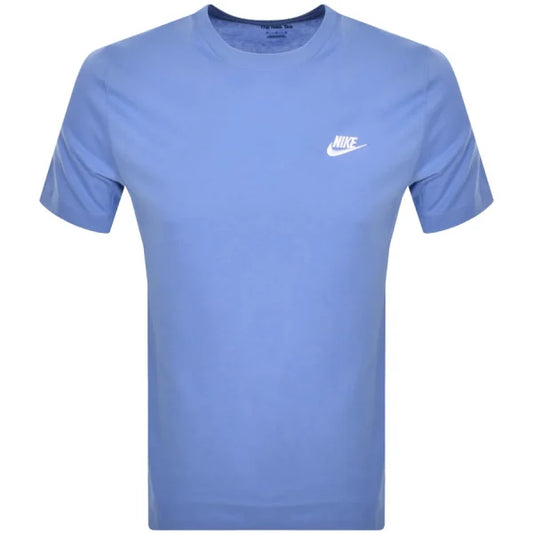 Nike Crew Neck Club T-Shirt - Polar Blue