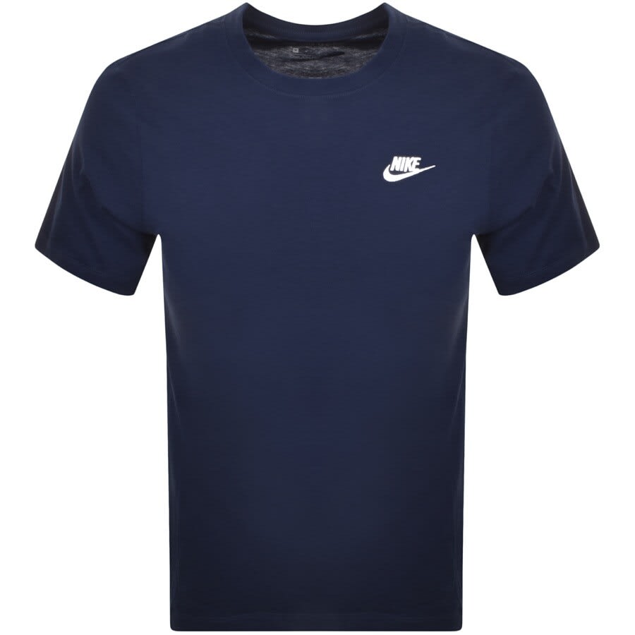 Nike Crew Neck Club T-Shirt - Navy