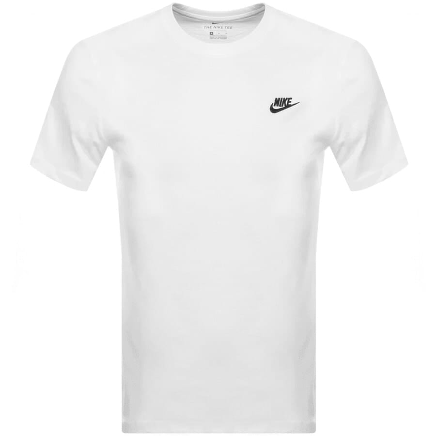 Nike Crew Neck Club T-Shirt - White